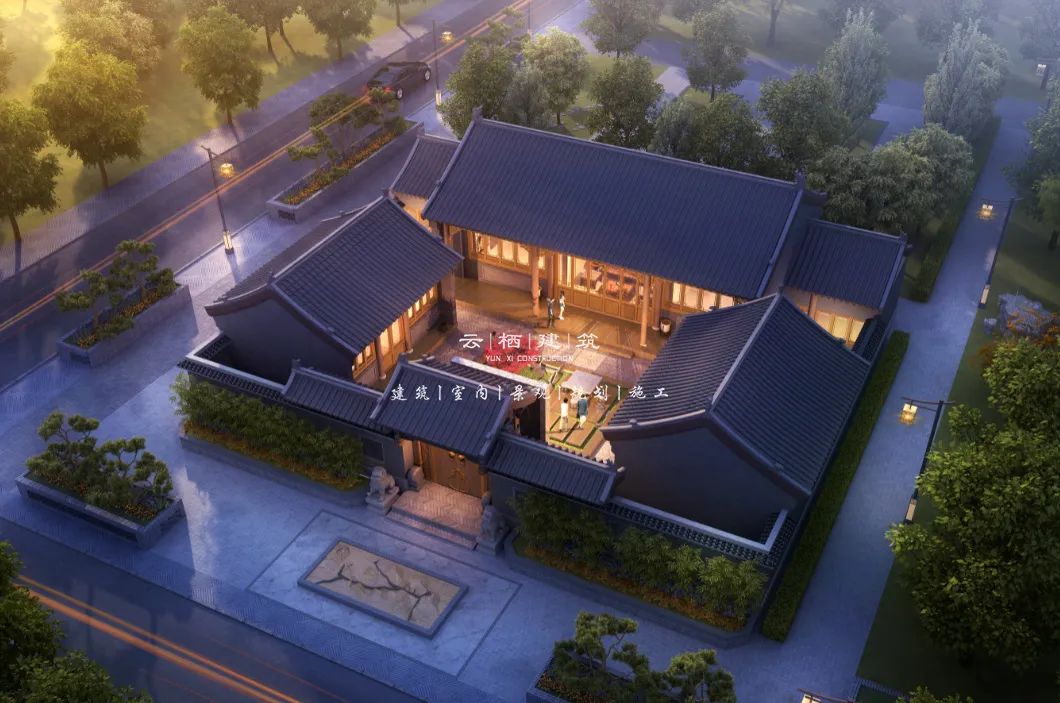 9款国人都爱的一层三合院,第7款很有大家风范