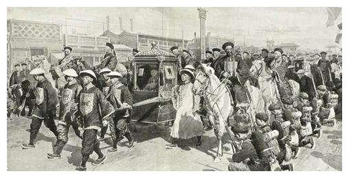 1900年,慈禧仓皇逃亡,后住进日本公使馆