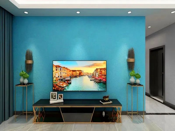 电视背景墙漆搭配颜色图片