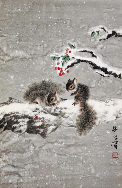 刘希涛:读张根宝《松鼠百图》