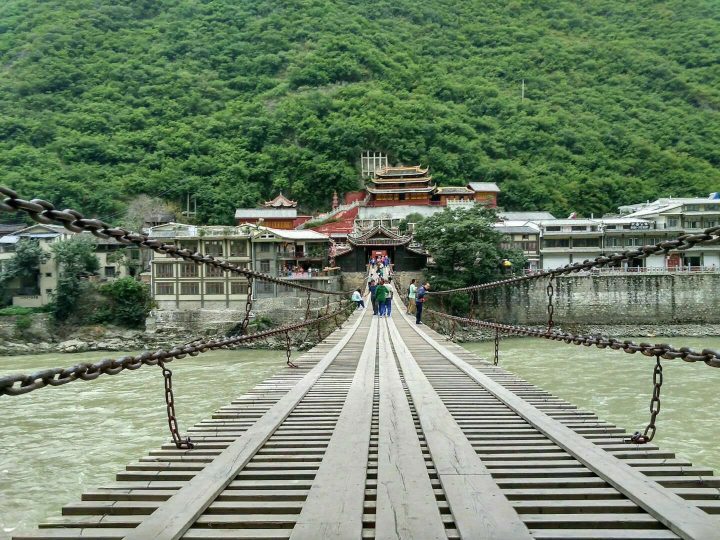 泸定桥真实图片图片