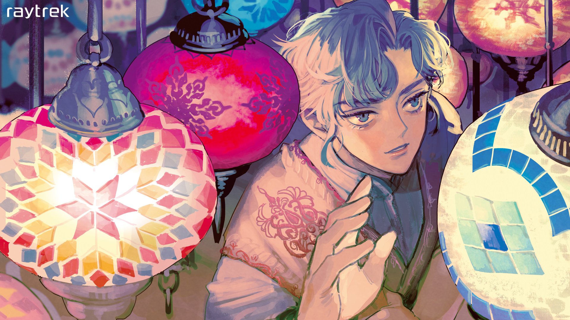 异域风情的美男子插画时代感和设计感都超强让人爱得很