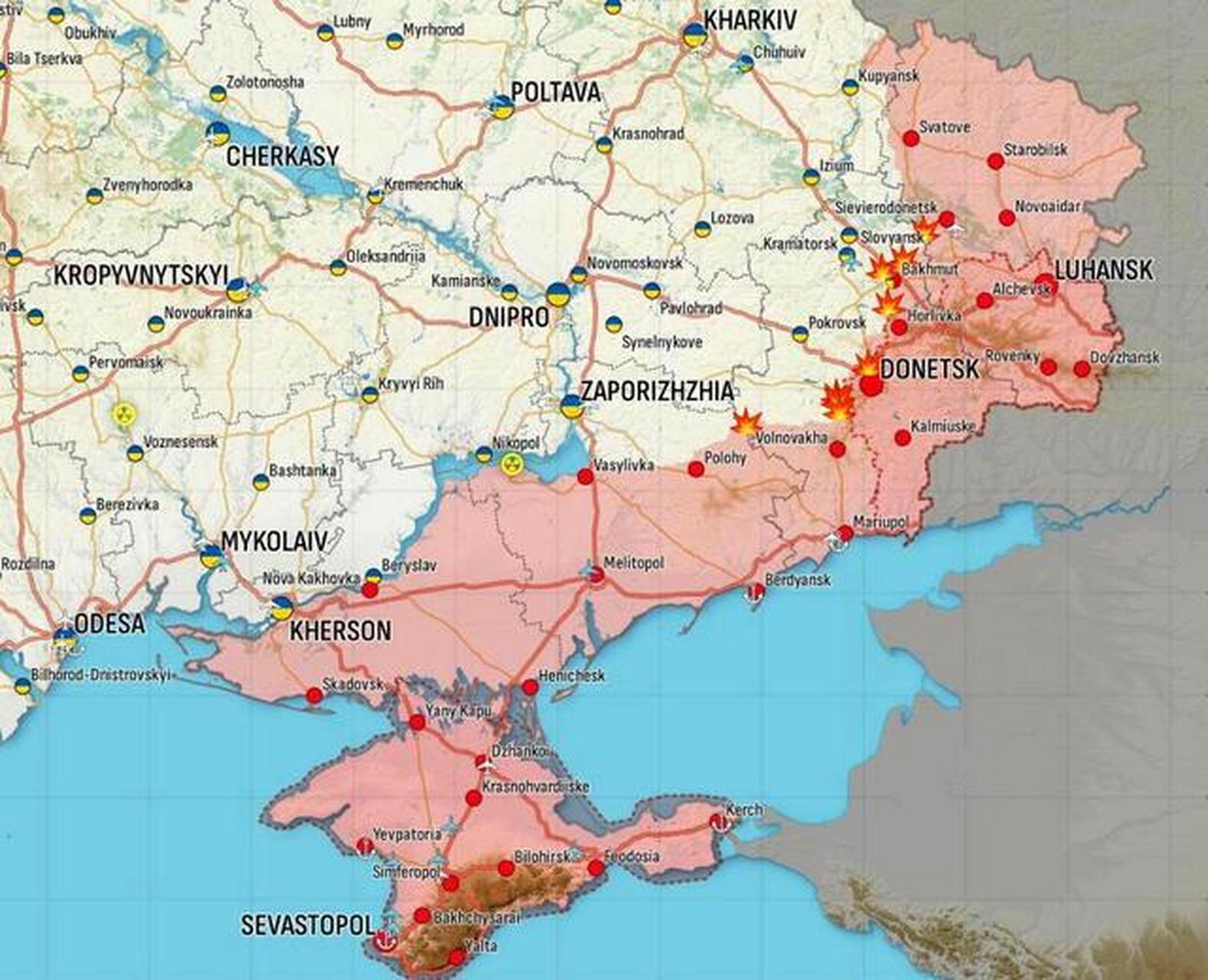 仅以主战场的情况来说,从东北的库皮扬斯克——红