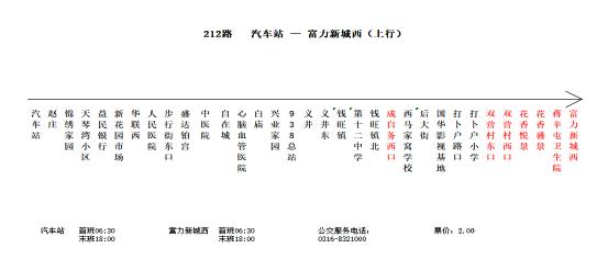 212路公交车路线路线图图片