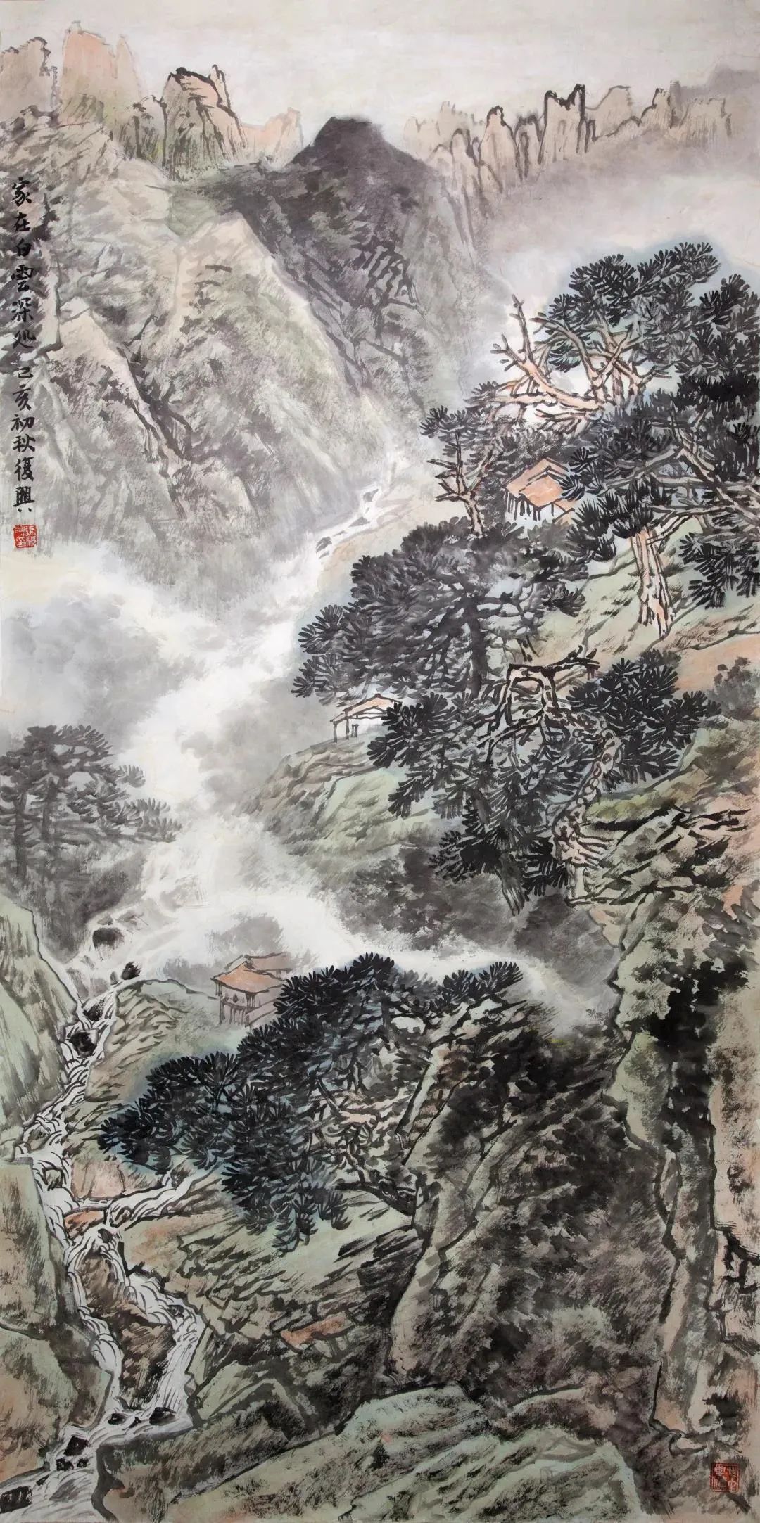 著名山水画家张复兴水墨艺术作品欣赏