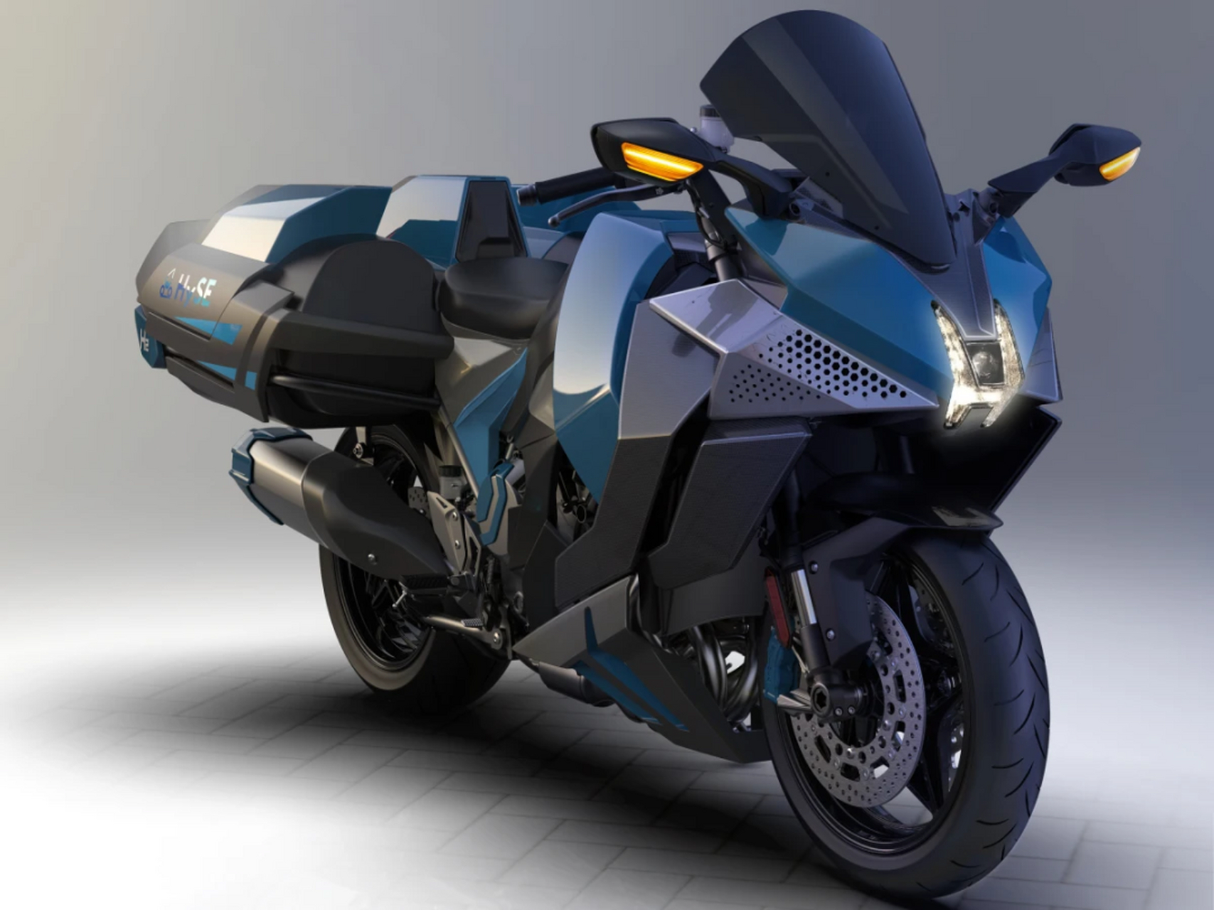 川崎发布了第一款氢能源摩托车,使用999cc直喷增压发动机
