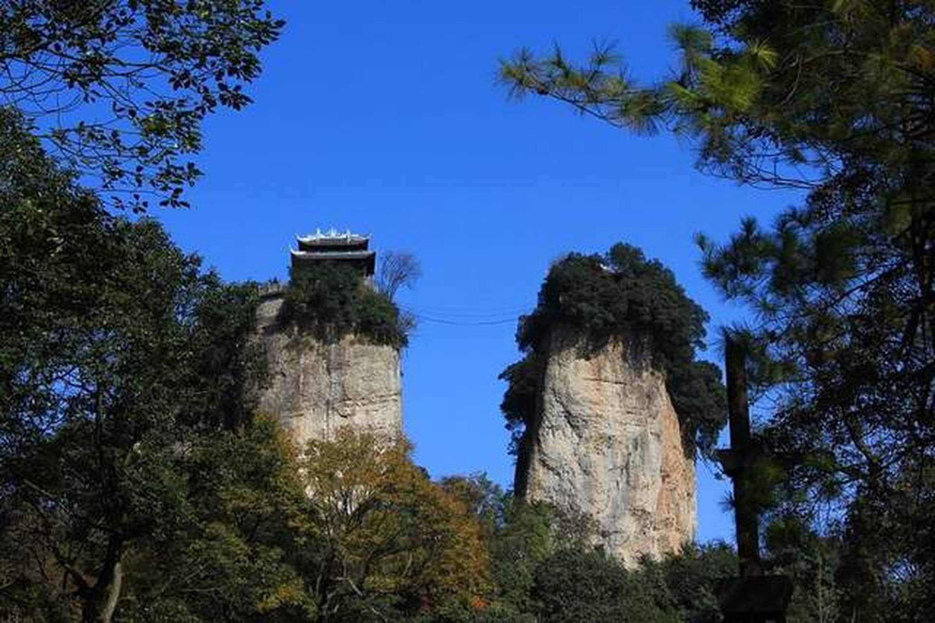 窦圌山风景区图片图片