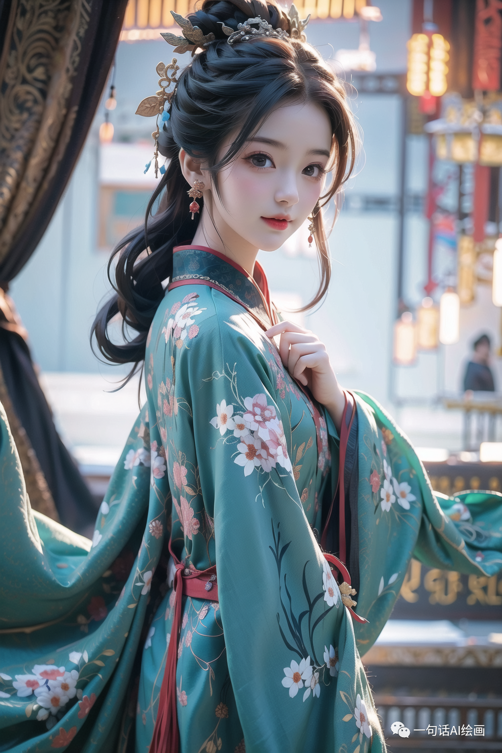 ai绘画|古装侠女风格