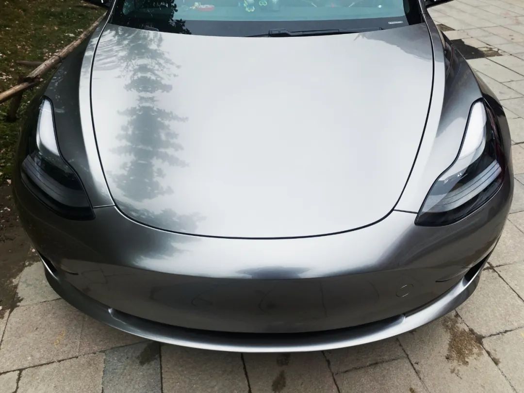 特斯拉 model3改色丨液态金属银