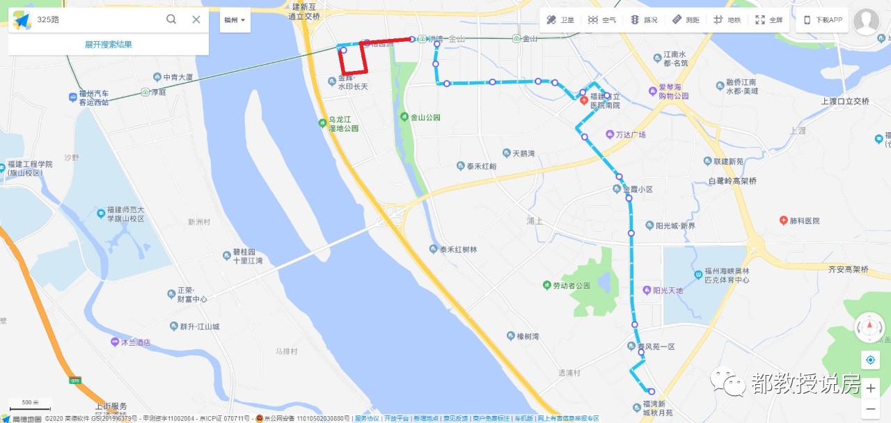福州53路公交车路线图图片