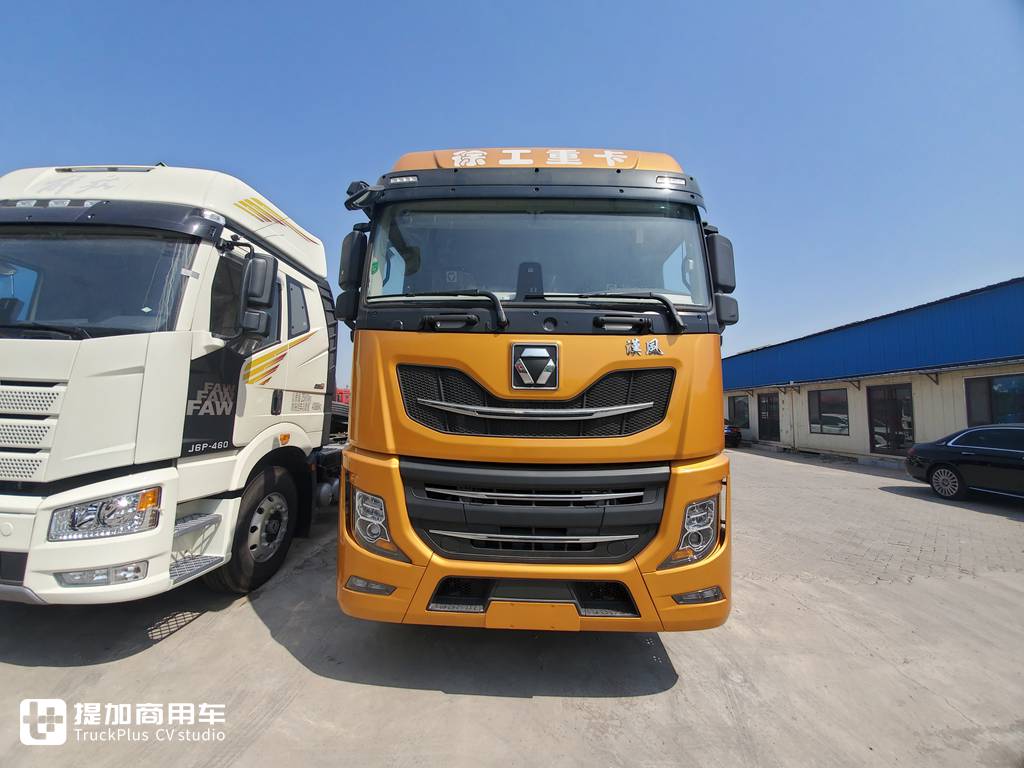 三线重卡也有王者,徐工最新推出的旗舰重卡——漢風p9牵引车实拍