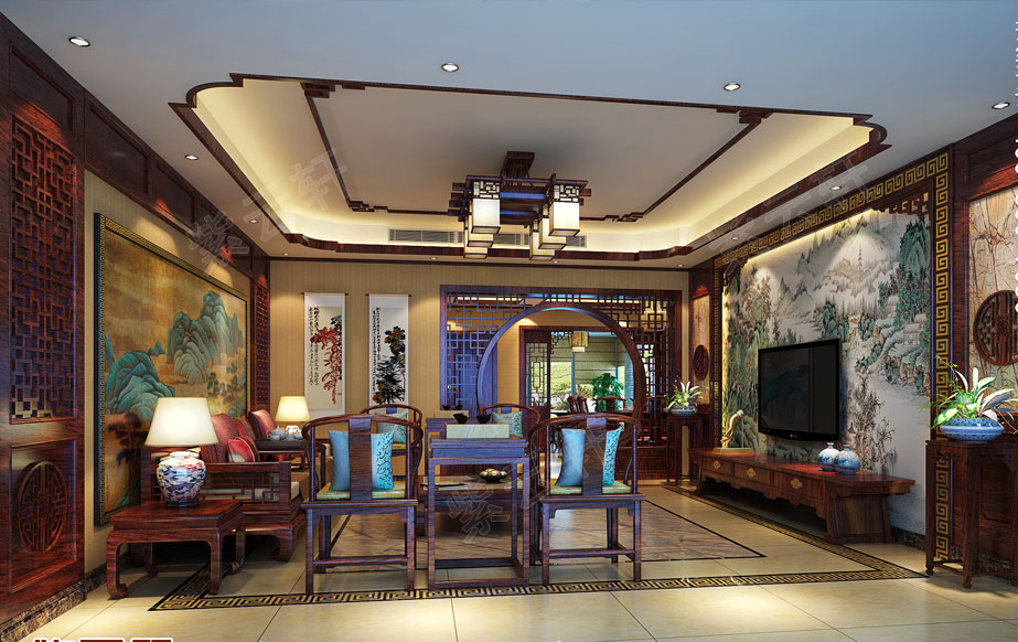 古朴雅致的中式古风设计,承载岁月记忆的美居