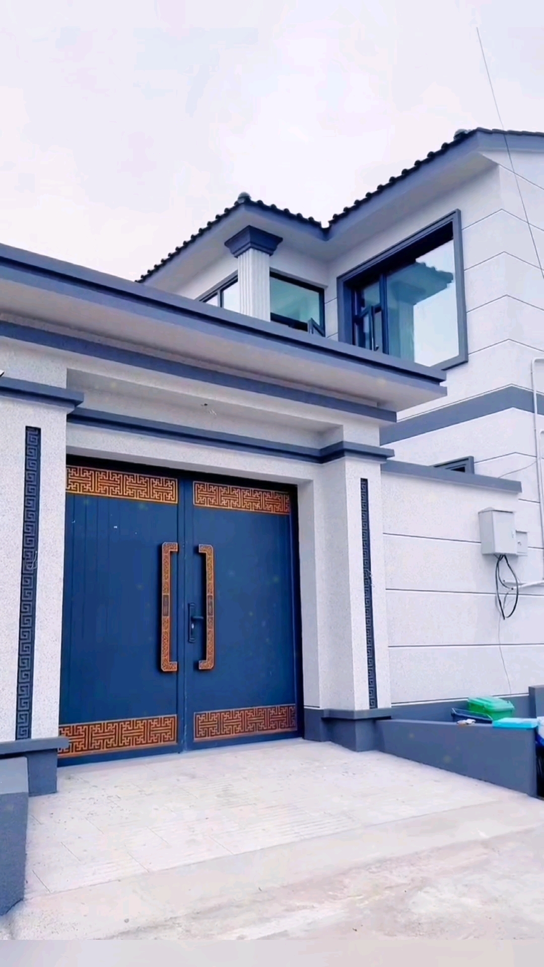 新中式别墅大门,这设计太有韵味了