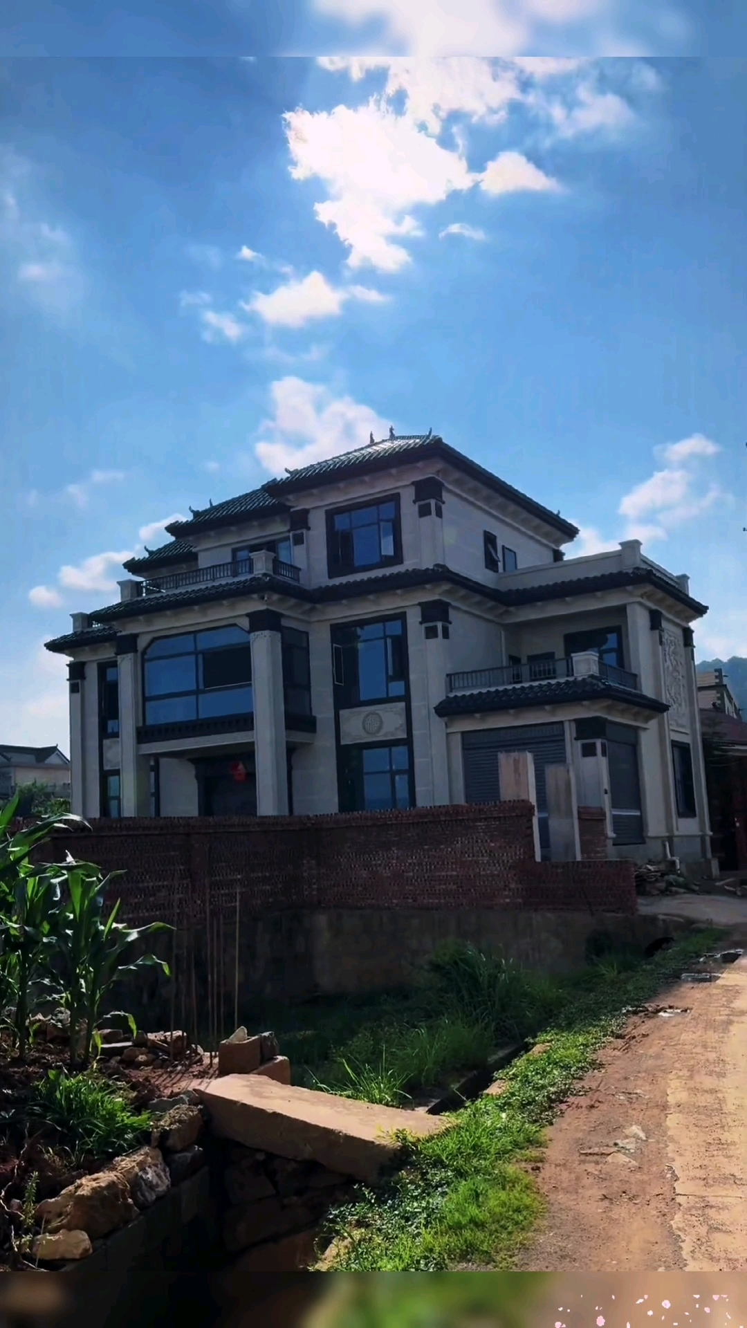 农村自建新中式别墅,看完想回村盖房了