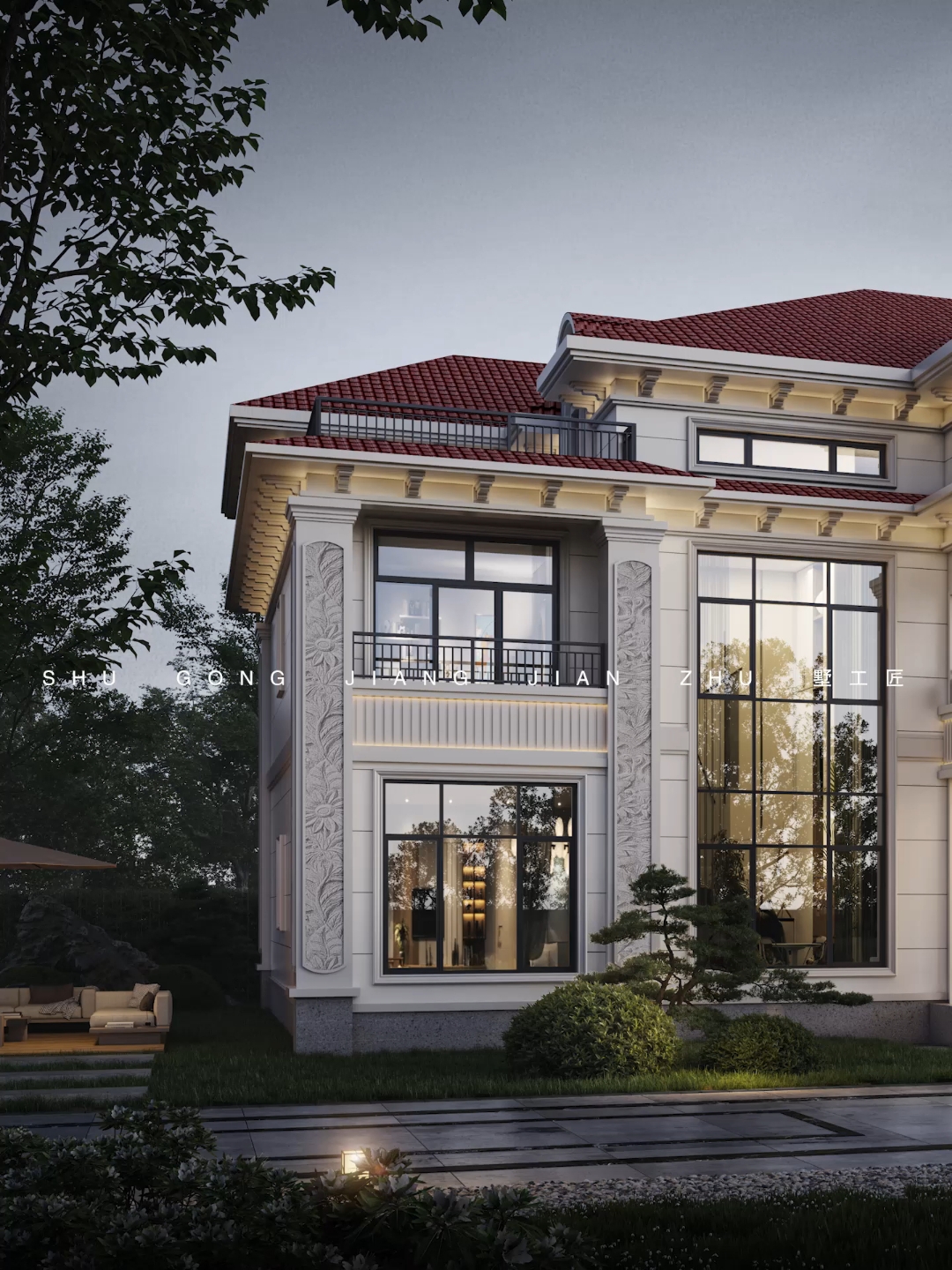 9米南北进深12.7米,农村自建房别墅