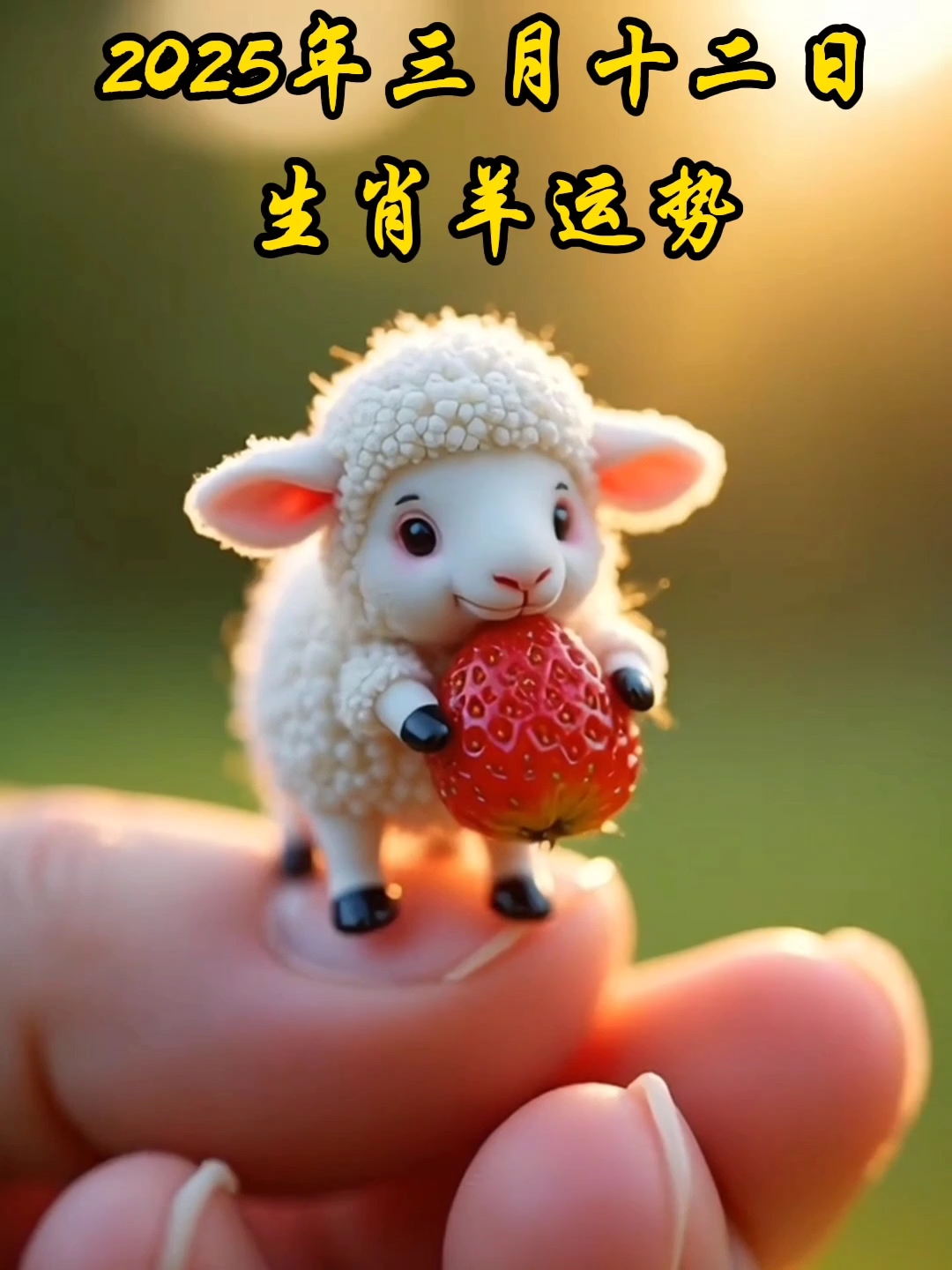 每日生肖羊的运势及财运(生肖羊人的每日运程)