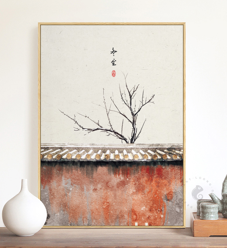 国风来潮|禅意十足的新中式画,再不安排你就落伍啦