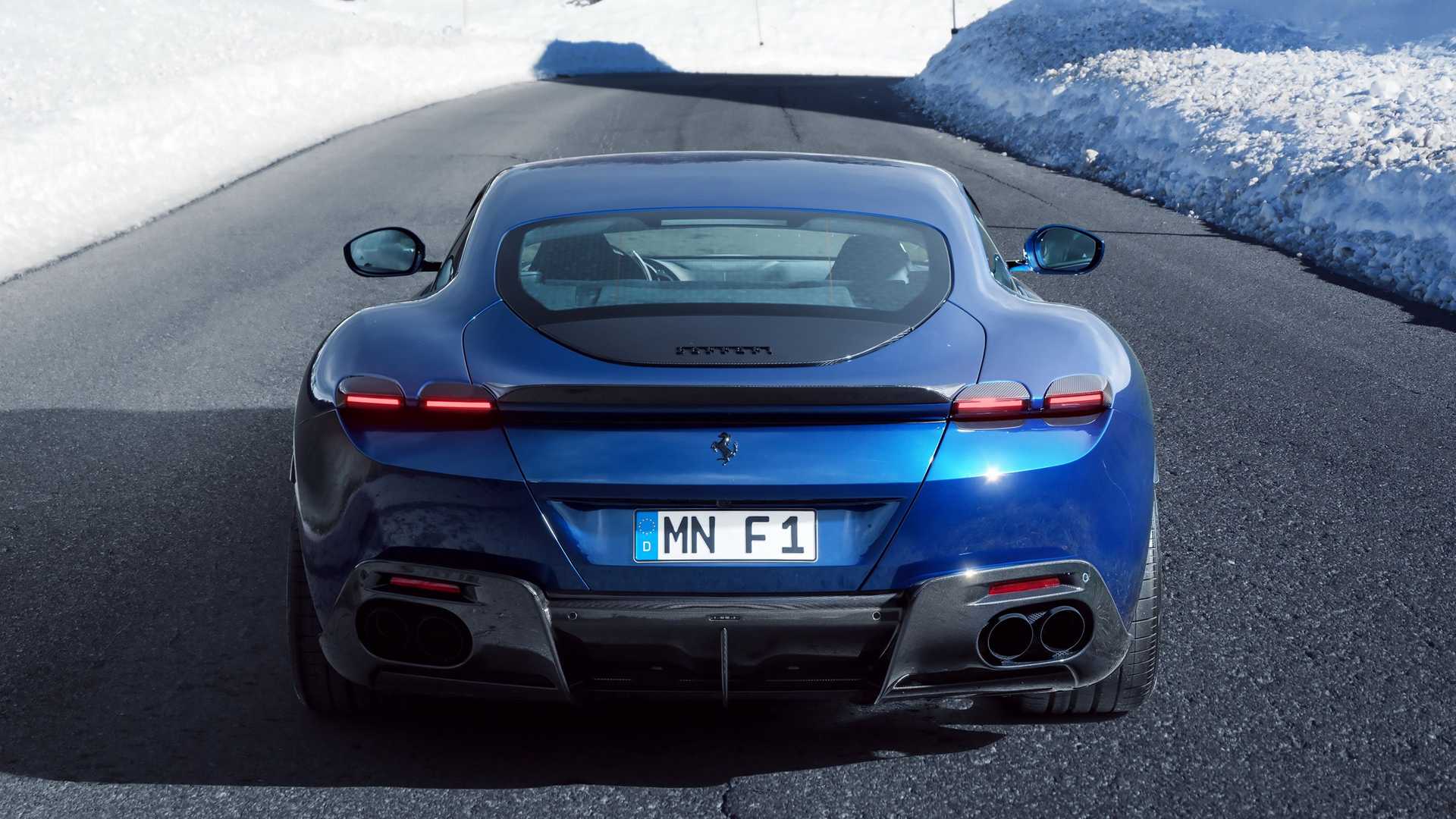 最大功率704马力,比f8 tributo帅,法拉利roma获得novitec改装