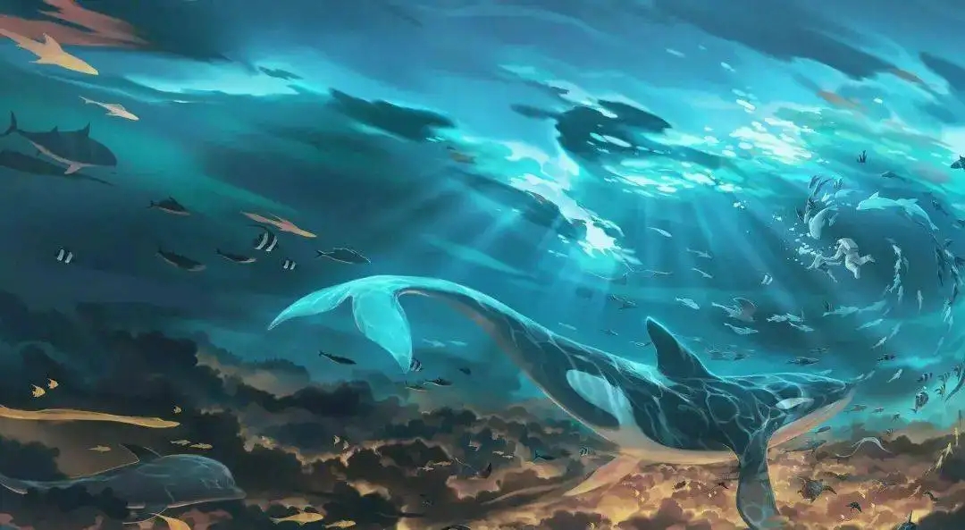 鲸的尸体落入海中,会发生什么?