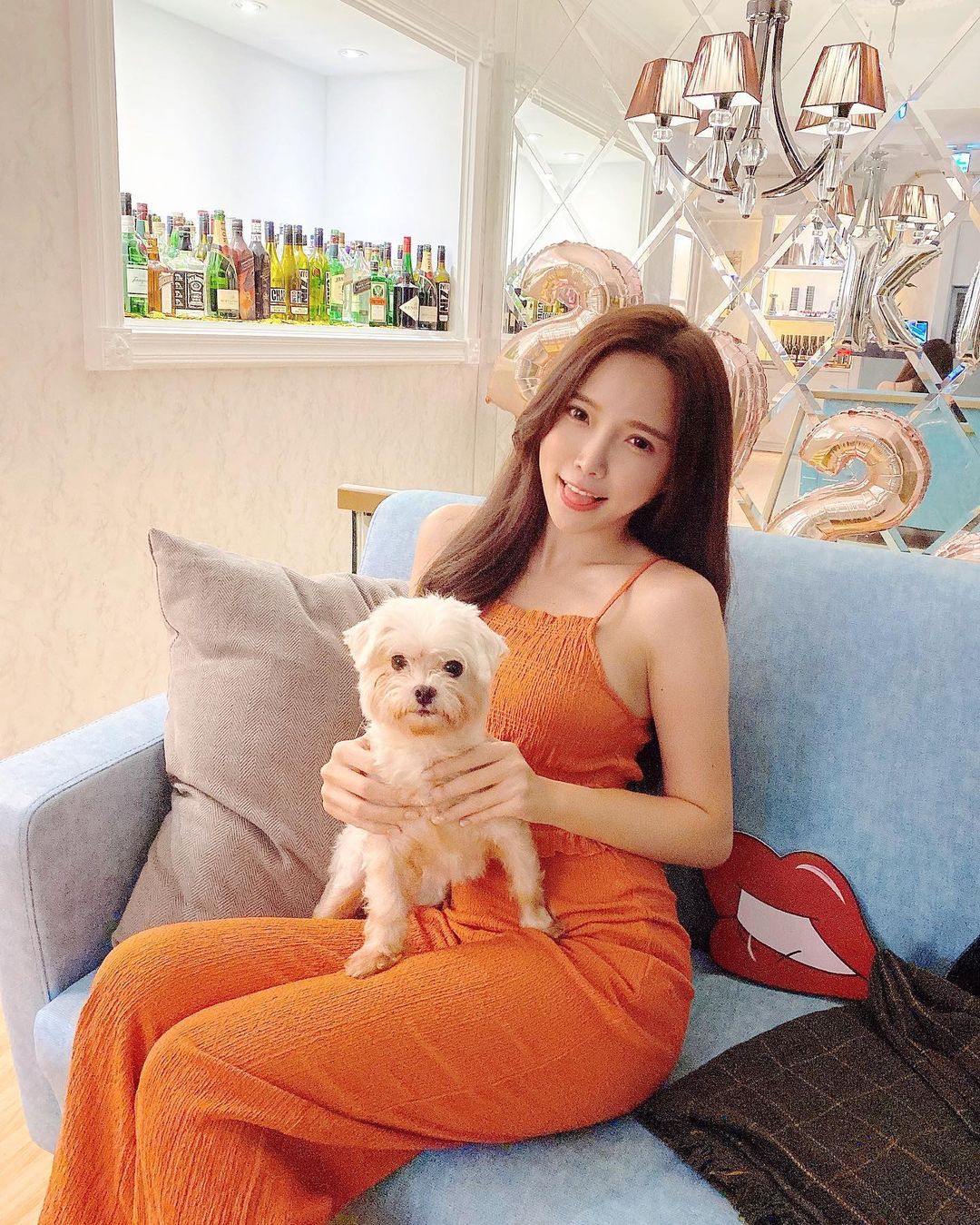 34e电音女神蓝星蕾,美臀长腿优雅性感,每天不忘练习翘臀法