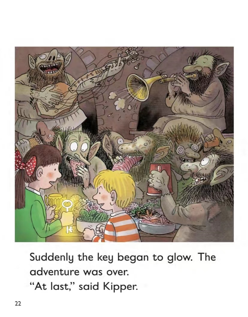 跟孩子一起读绘本《kipper and the trolls》