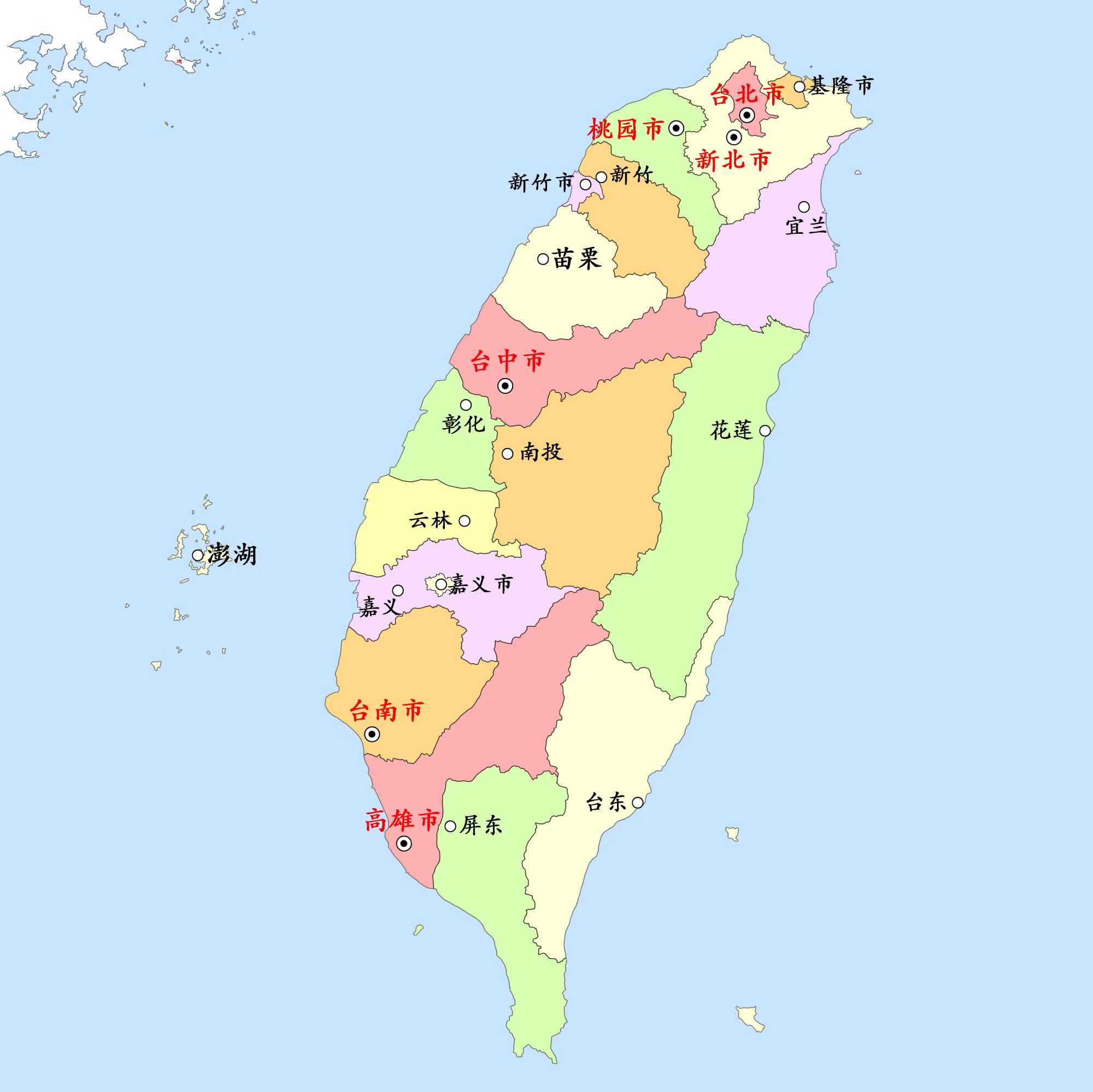 台湾省的行政区划是如何划分的?