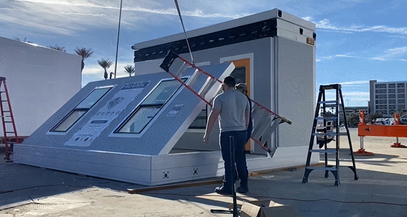 可移动的房子你见过吗?折叠只需6小时可以盖在你想要的任何地方