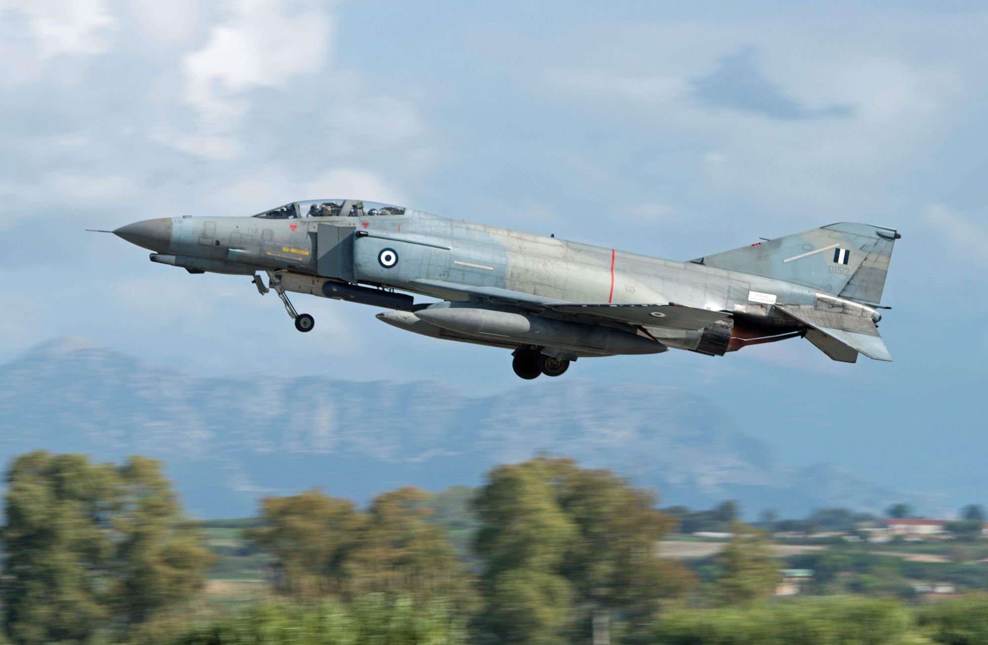 希腊空军"鬼怪"f-4e战斗机2019年联训(87图)