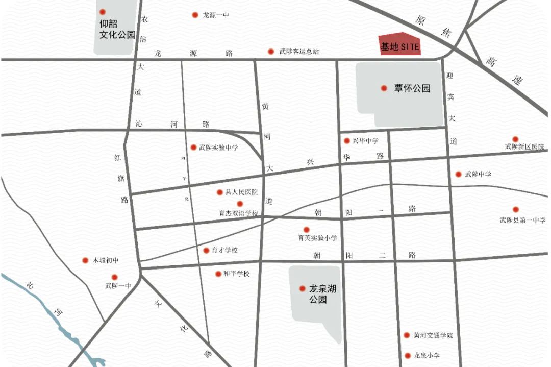 武陟县城区道路图图片