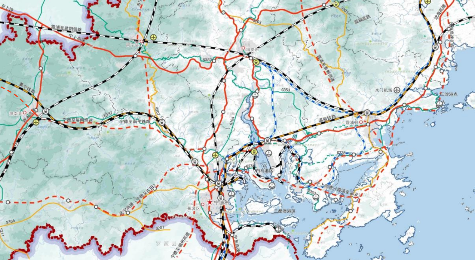 宁德市十四五铁路规划图片