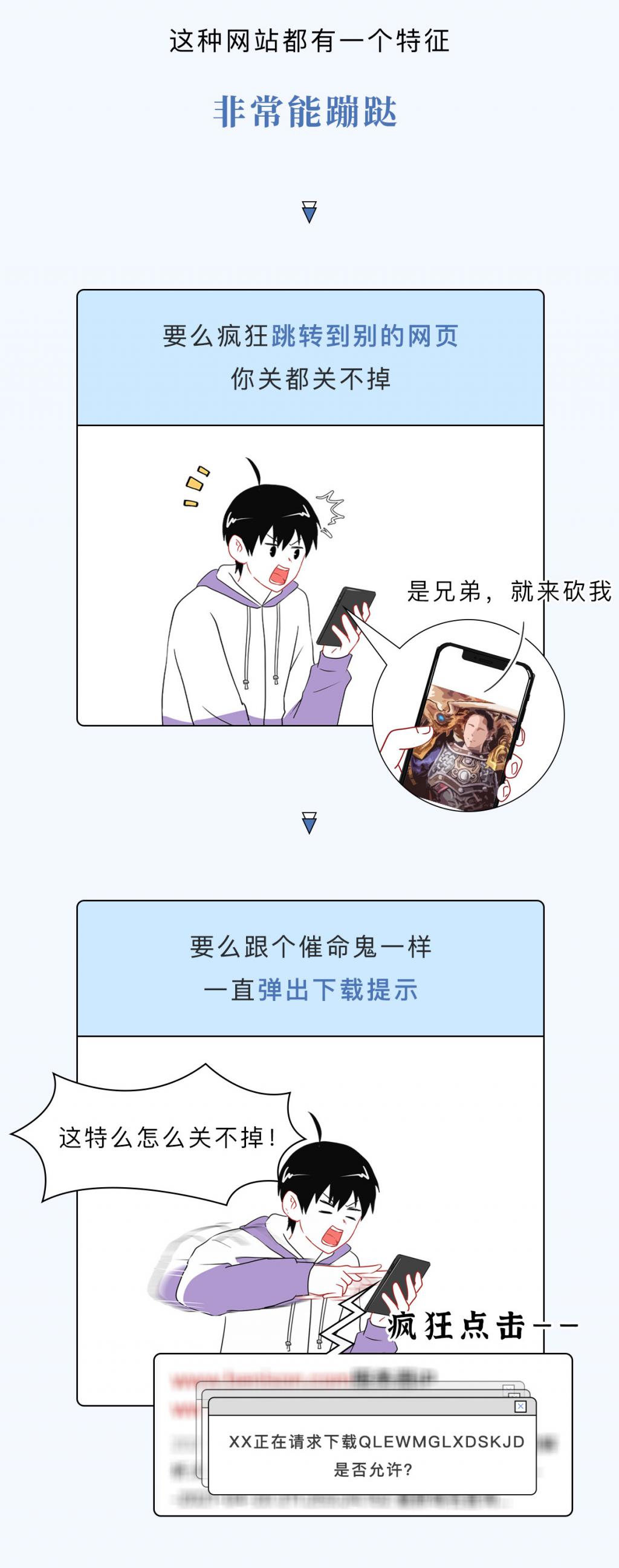 浏览网站时,如果提示有风险,坚持访问会产生哪些后果?