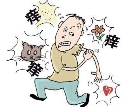 水源性荨麻疹接触水皮肤会发红发痒,属于毁灭性疾病,无有效疗法