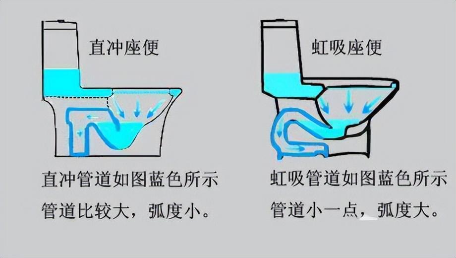 虹吸式排水马桶结构图图片