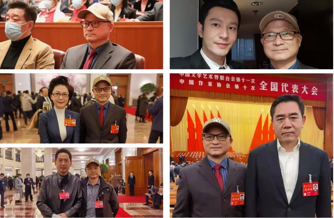 马士龙曹会林读散文《谢先莹二三事》赏国画饮酒品茗祝福友谊长存