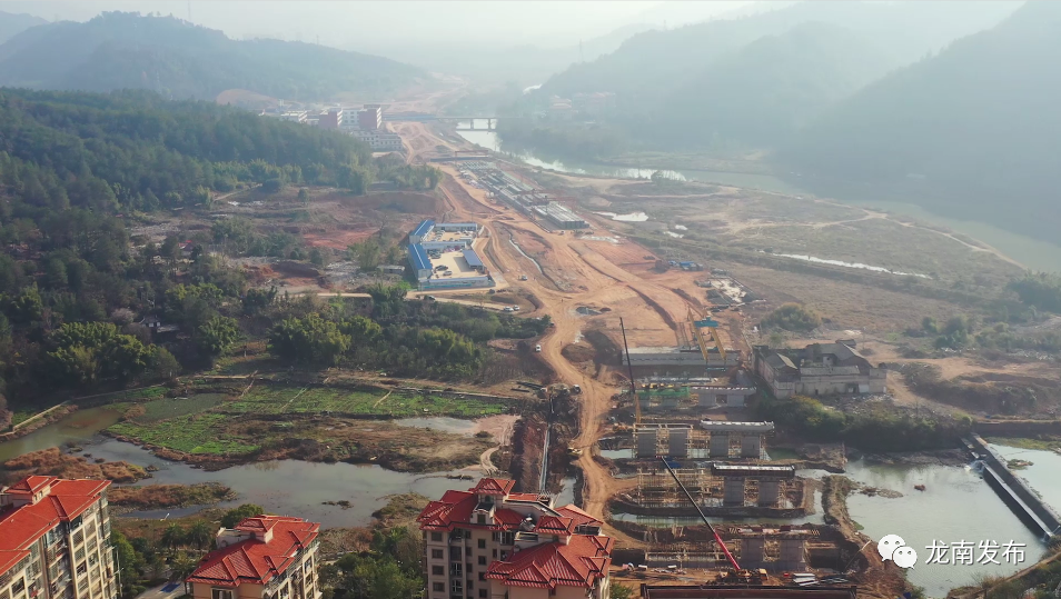 上新!龙南这座地标大桥建设进展来了!