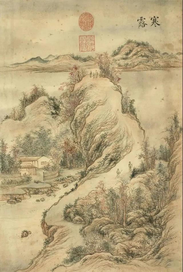 张若霭(清)二十四节气山水册