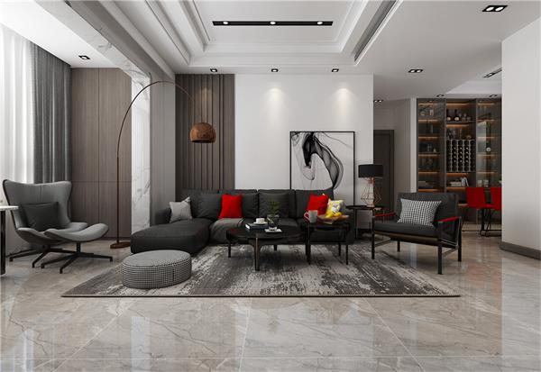 119㎡房子装修风格现代简约高雅低调有气质