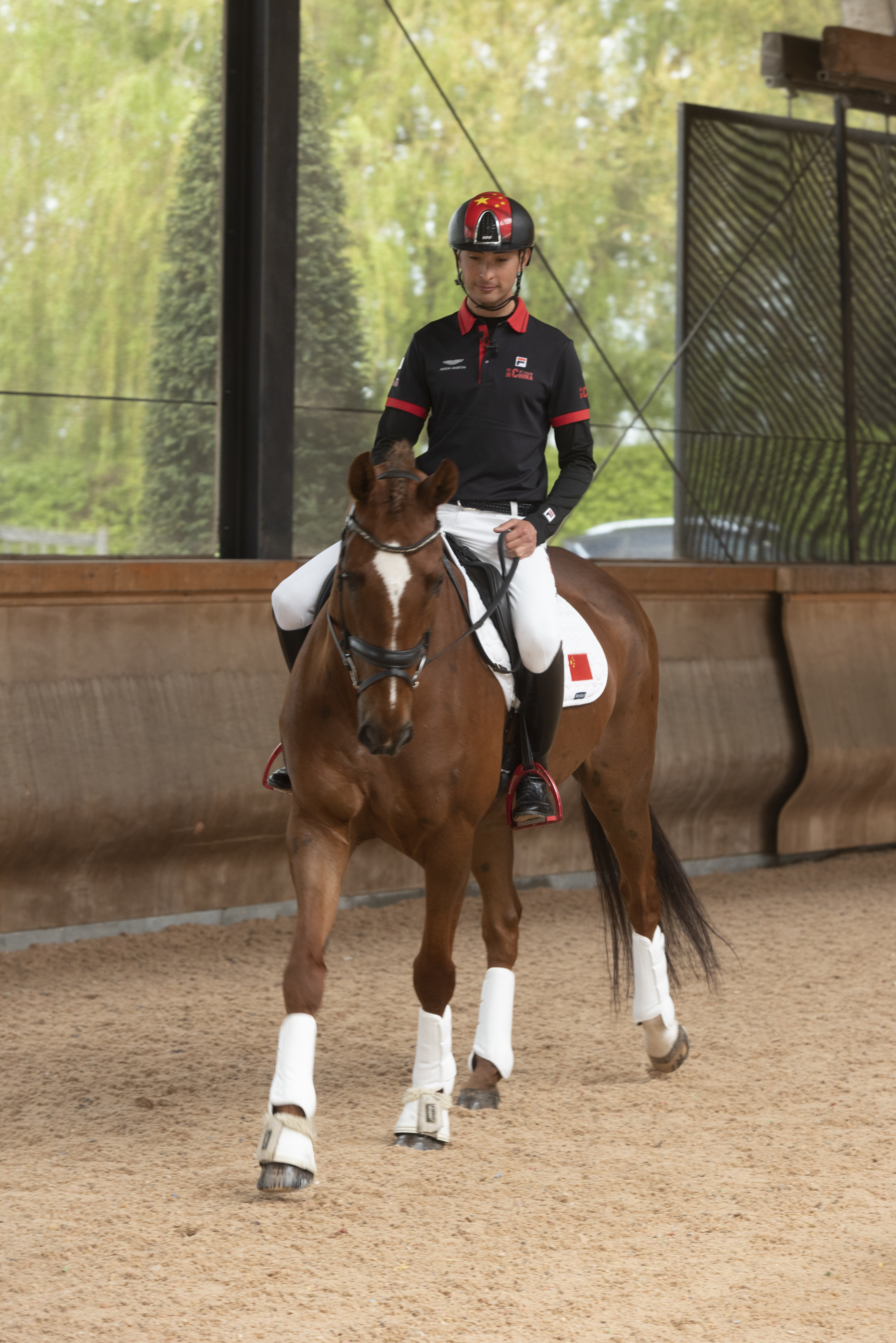 "新的印迹"——中国骑手华天宣布征战东京奥运口号