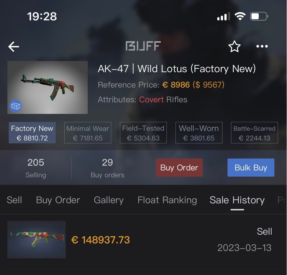 csgo饰品价格图片