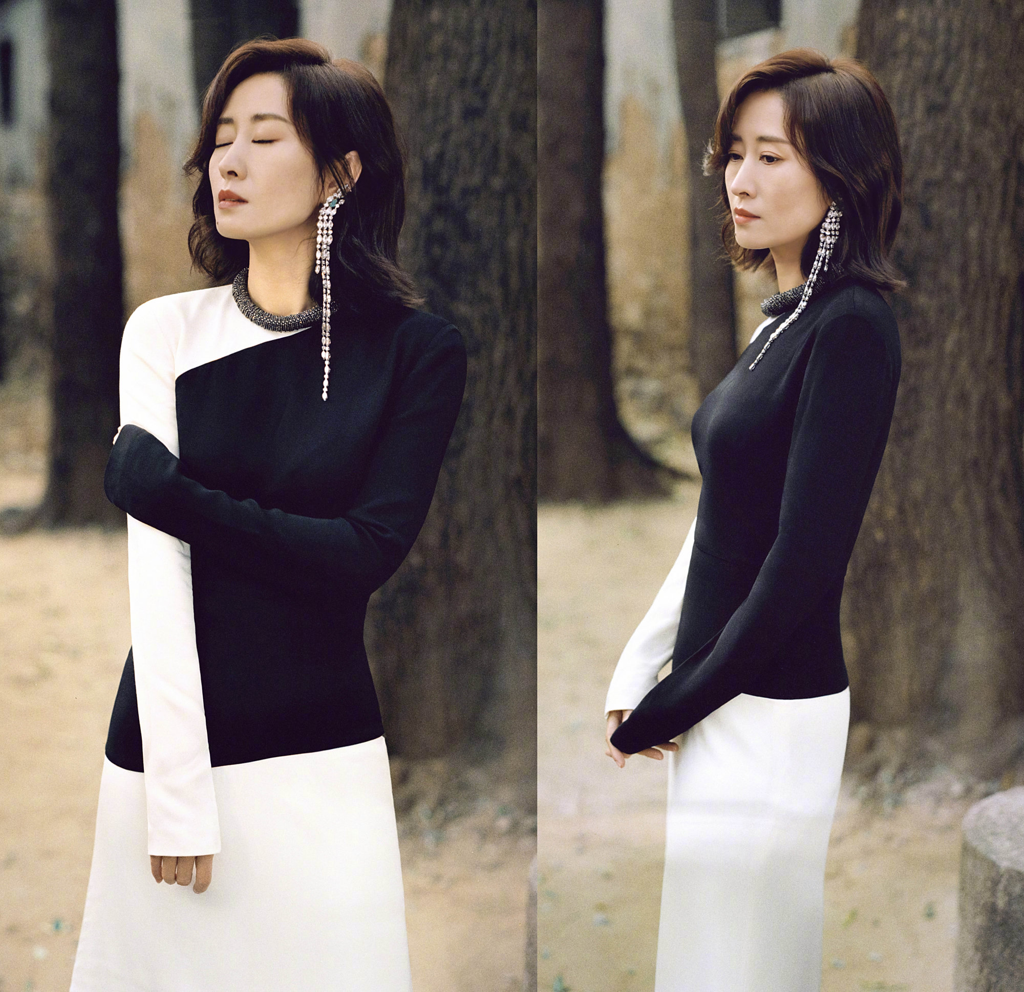 40岁如何穿得优雅得体?刘敏涛杂志大片6套造型3个穿搭思路做示范