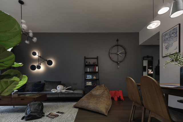 工业风设计:要构建工业风的水泥墙,软装设计如何搭配?