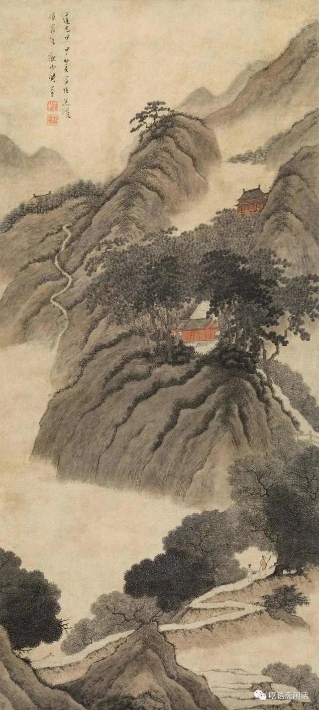 张崟(清)山水画欣赏