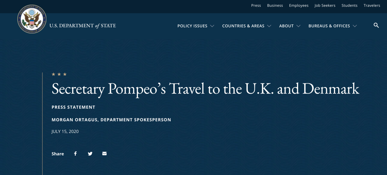 蓬佩奥|跟着蓬佩奥的节奏起舞？