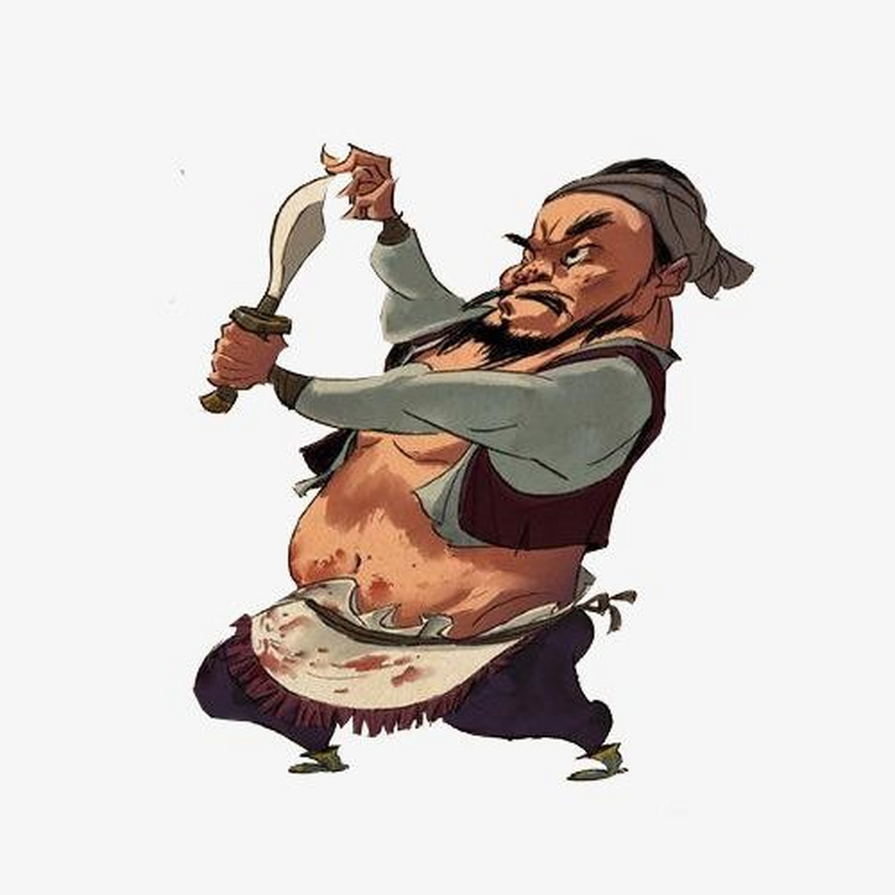 一寡妇悄悄塞给屠夫一个枕头,屠夫看后大喜,这是"同床共枕"的意思呀