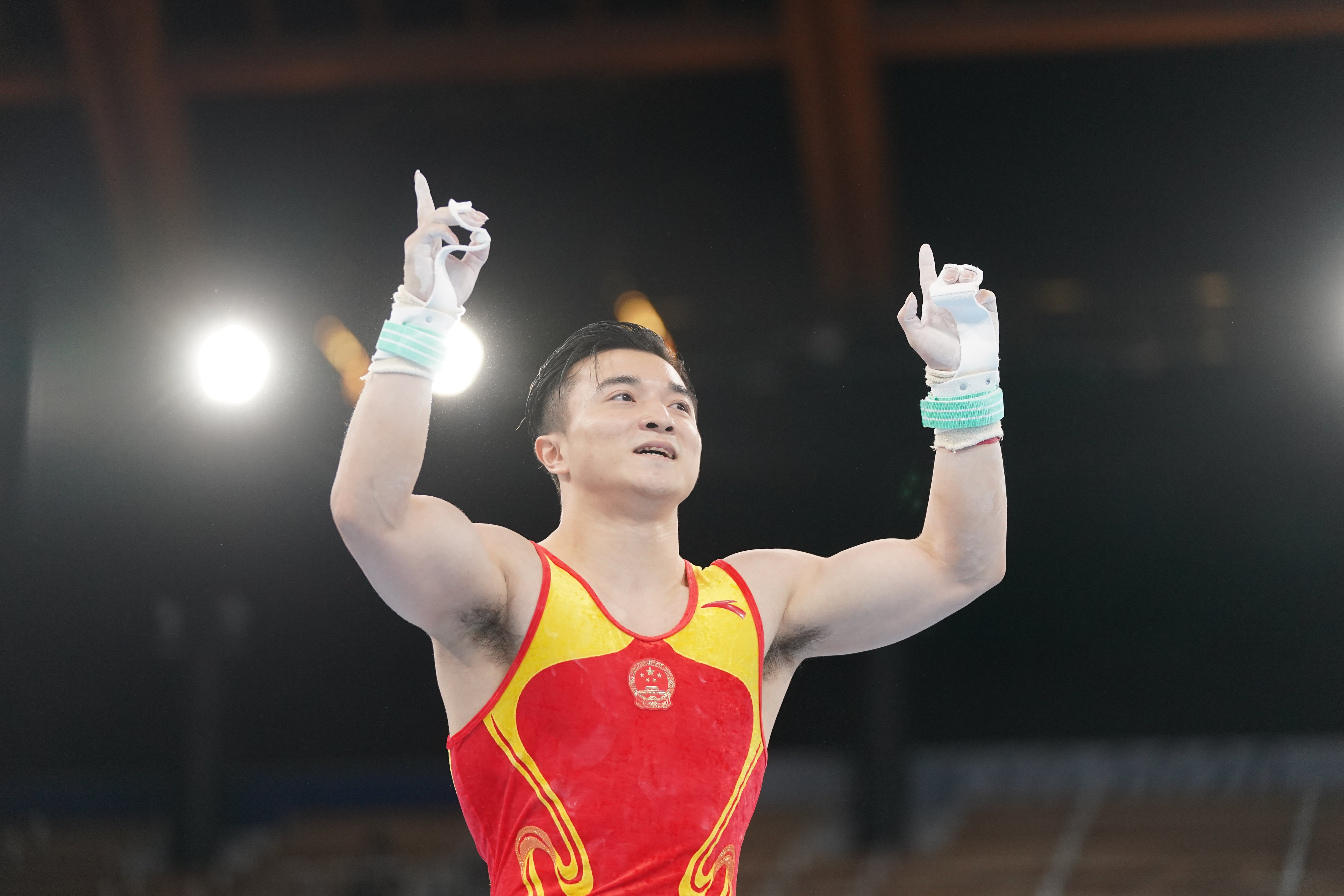 体操——刘洋夺得男子吊环冠军(2)