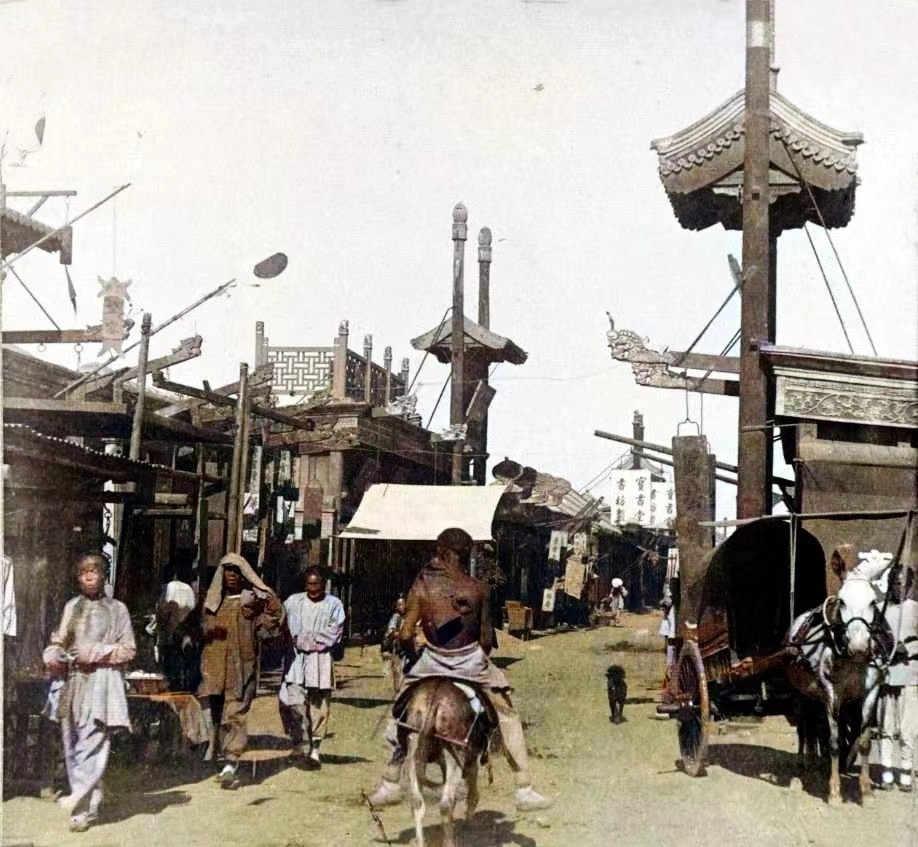 罕见老照片:1902年的真实北京,民生凋敝,一片末日王朝的衰败象