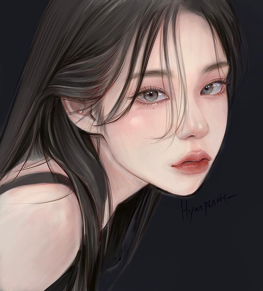 耐看的彩铅人物插画,画中的人物形象栩栩如生