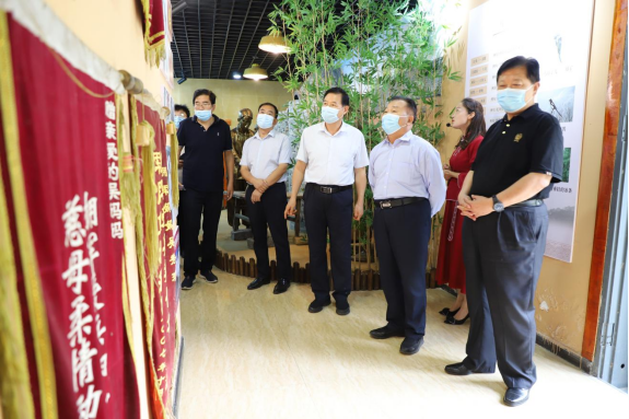 河南省老促会副会长卢长健一行到驻马店市调研革命老区乡村振兴情况