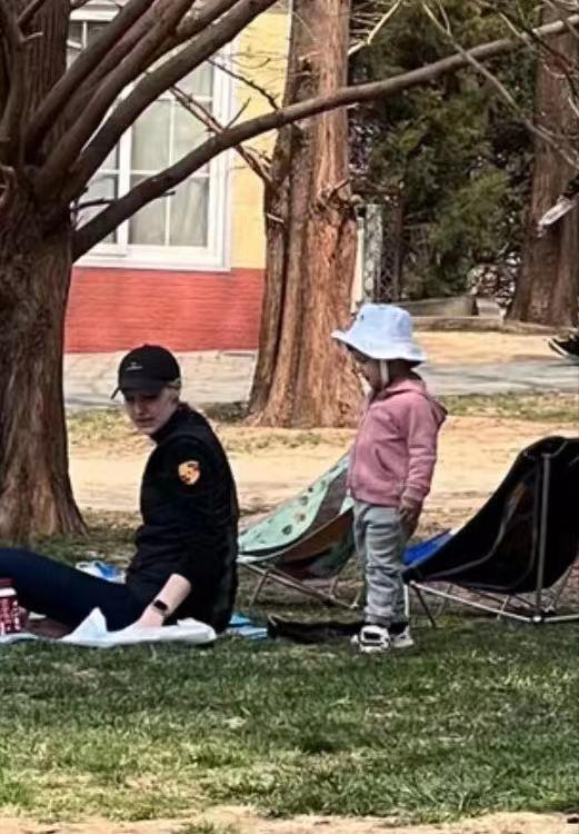 撒贝宁一家四口外出吃饭,保姆带着一对孩子,俩娃都被夸的很美