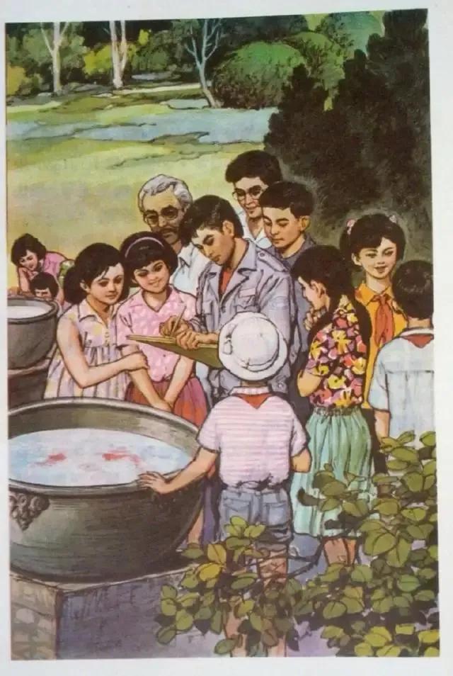 儿时的小学教材画,它是80,90后美好的回忆,这些插图要给孩子看